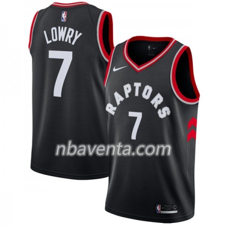 Camiseta Hombre Toronto Raptors Kyle Lowry 7 Nike 2017-18 Negro Swingman Camiseta Hombre Toronto Raptors Kyle Lowry 7 Nike 2017-18 Negro Swingman
